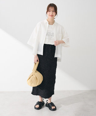 Green Parks ＢＰ　フェミニンロゴレギュラーＴシャツ Off White