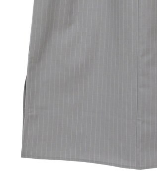 Green Parks ピンストライプベアトップジャンスカ Gray