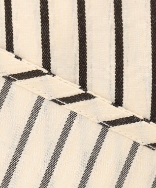 J.PRESS YORK STREET 【WOMEN】コットンタイプライター バックドレープブラウス ブラック系1