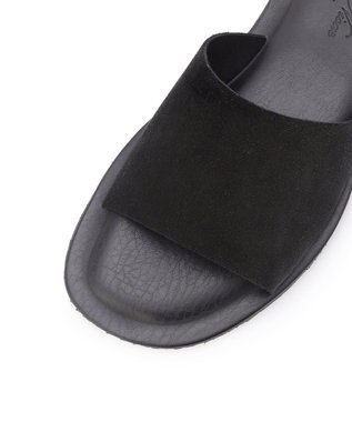 UNFILO MENS NUOVO NICAR スエードスライドサンダル ブラック