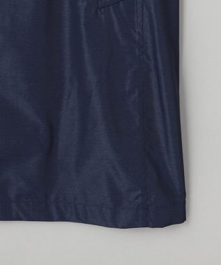 GOTAIRIKU ダウンライナー装着可【半裏仕様】メランジシャンブレー ステンカラースプリングコート ダルブルー系