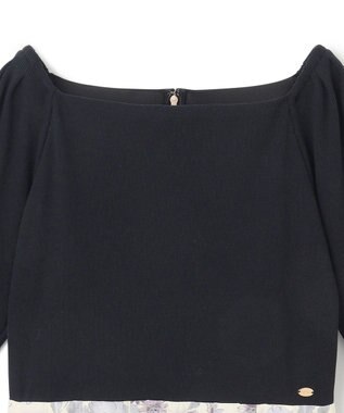 TOCCA 【ヨンア×大人百花×TOCCAコラボ】【洗える】BOTANICAL GARDEN PARTY ドレス ブラック×クリームイエロー