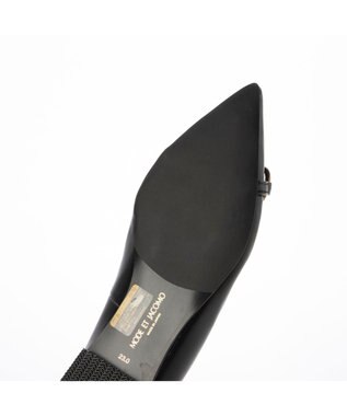 MODE ET JACOMO <MODE ET JACOMO>ポインテッドトゥメリージェーンパンプス ブラック