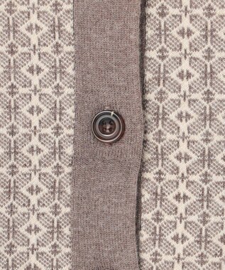 J.PRESS YORK STREET 【WOMEN】ANTI PILLING  JACQUARD ベスト ブラウン系5