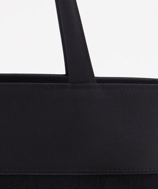 自由区 FORMAL 【日本製】米沢織 あおり式トート ブラック系