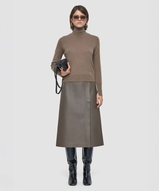 JOSEPH 【洗える】ライトピュアカシミヤハイネックニット Mushroom