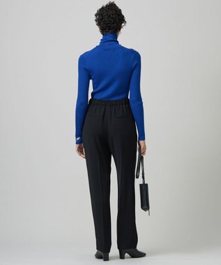 ICB 【CLASSY.1月号掲載・新色追加・洗える】エクストラファインメリノ タートルネックプルオーバー ロイヤルブルー系