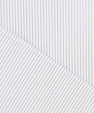 UNFILO MENS ドライ ストレッチ ドレスシャツ ブラックストライプ