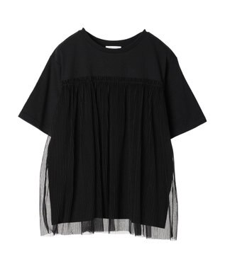 Green Parks プリーツチュールドッキングプルオーバー Black