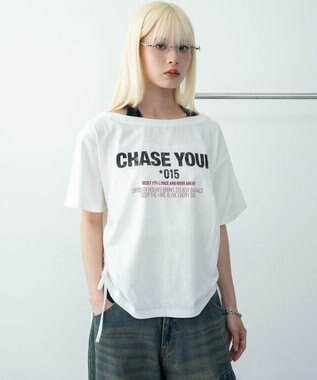 WEGO ホルターネックレイヤードワンショルT
