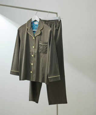 une nana cool 【綿100％】シルケットスムースパジャマ　MADE WITH LIBERTY FABRIC OV