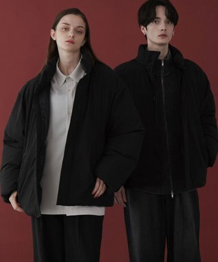 WEGO 【ユニセックス着用ITEM】ショートパデッドブルゾン ブラック