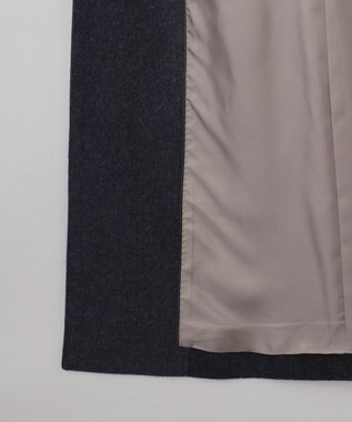 GOTAIRIKU ライトウェイトアンゴラ ステンカラーコート ダルブルー系