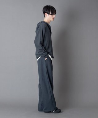 WEGO 【ユニセックス着用ITEM】アンサンブルZIPパーカー（LS） ブラック中濃色