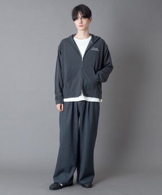 WEGO 【ユニセックス着用ITEM】アンサンブルZIPパーカー（LS） ブラック中濃色