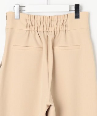 Feroux 【洗える】ハイウエストマリン パンツ ベージュ系