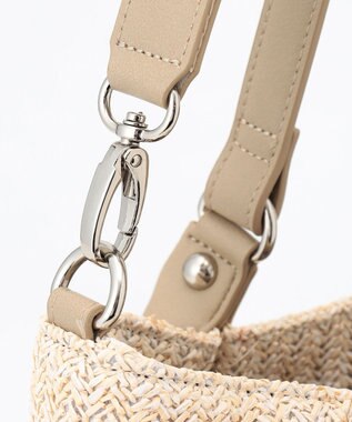 LA BAGAGERIE つまみハンドル　サマー2wayトートバッグ アイボリー