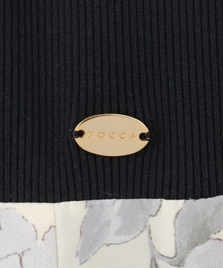 TOCCA 【ヨンア×大人百花×TOCCAコラボ】【洗える】BOTANICAL GARDEN PARTY ドレス ブラック×クリームイエロー