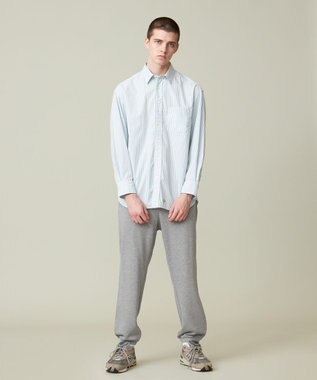 J.PRESS YORK STREET 【UNISEX】タイプライターストライプ シャツ グリーン系1