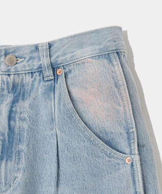 GRACE CONTINENTAL カーヴィデニムパンツ サックス