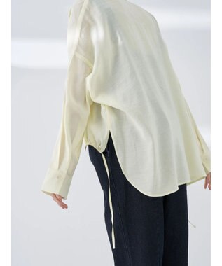 earth music&ecology ドロスト羽織シャツ Cream