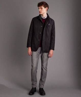 JOSEPH ABBOUD 【キングサイズ・綿100％・ストレッチ】コ ンフォートジャージープリントシャツ ワイン系5