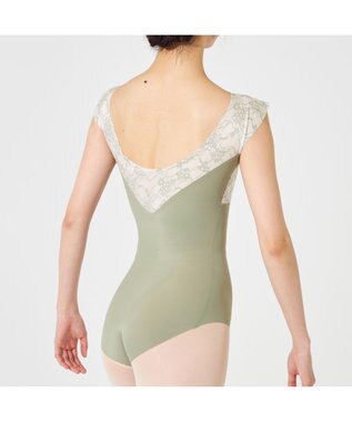 Chacott ノースリーブレオタード カーキ