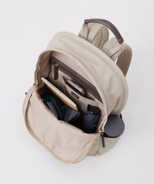 J.PRESS LADIES 【PC収納可】ナイロン リュック ベージュ系