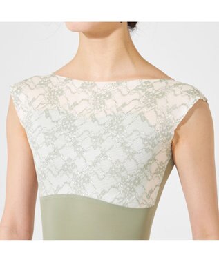 Chacott ノースリーブレオタード カーキ