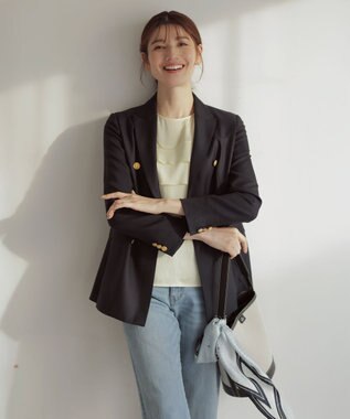 J.PRESS LADIES 【2way】Bucket キャンバス バッグ ブラック系