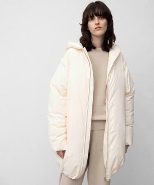 NAVE 【Nave】ナイロンタフタ ダウンコート エクリュ系