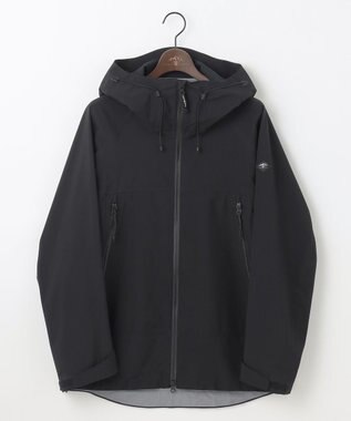 JOSEPH ABBOUD MOUNTAIN 【ECO撥水/耐水性/透湿防水素材/ストレッチ/軽量】ボイルドポリエステル3レイヤー マウンテンパーカー ブラック系