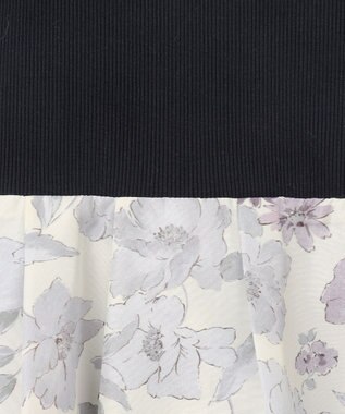 TOCCA 【ヨンア×大人百花×TOCCAコラボ】【洗える】BOTANICAL GARDEN PARTY ドレス ブラック×クリームイエロー