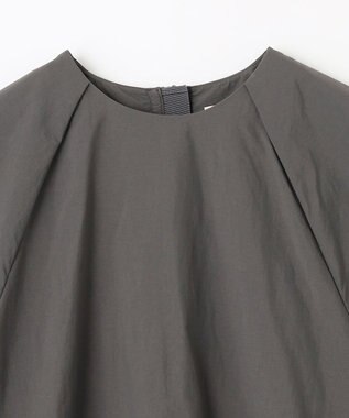 NAVE 【ReNAVE　撥水機能・UVカット・透湿・接触冷感・洗える】ナイロンタスランシャツブラウス グレー系