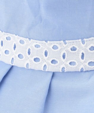 組曲 KIDS 【Mサイズ】レースコンビ サマーハット サックスブルー系