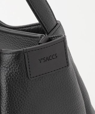 Y'SACCS シュリンクレザートート Sサイズ ブラック