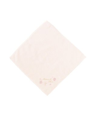 Maison de FLEUR サクラ刺繍タオルハンカチ Pink