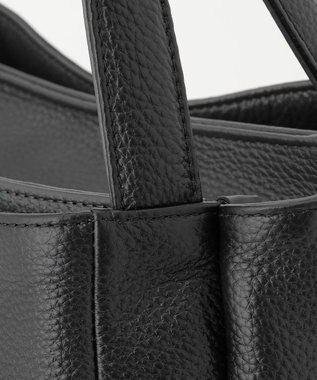 Y'SACCS シュリンクレザートート Sサイズ ブラック