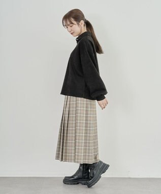 Green Parks ・ＳＵＧＡＲ　ＳＰＯＯＮ　スエードポンチハーフＺＩＰ Black