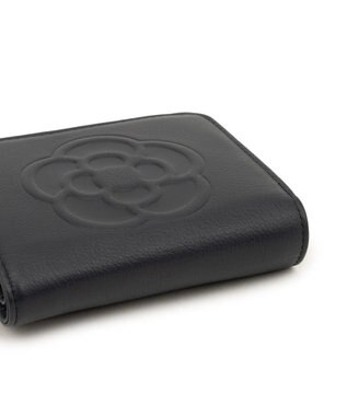 CLATHAS ワッフル 二つ折り財布 ネイビー