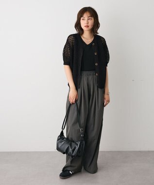CRAFT STANDARD BOUTIQUE コクーンカラーパンツ Charcoal Gray