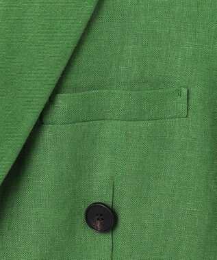 uncrave リネンオックスフォード ビッグジャケット グリーン