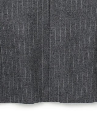 BEIGE， DELAND / ウールピンストライプダブルジャケット Gray St.