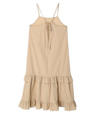 earth music&ecology ティアードキャミワンピース Beige