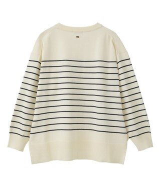 earth music&ecology 【洗濯機洗い可】レンチング(TM)エコヴェロ(TM)(チュニック) Border