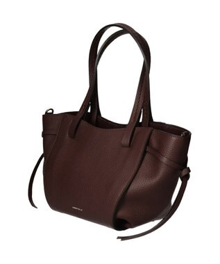 INTER-CHAUSSURES 【LORISTELLA】レザーミニトートバッグ ダークブラウン