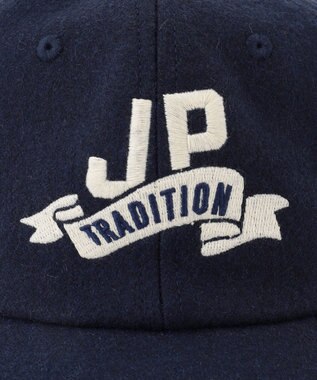 J.PRESS MEN 【NYUZELESS】メルトンベースボール キャップ ネイビー系