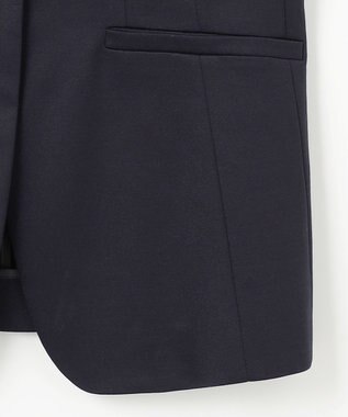 J.PRESS LADIES 【セットアップ対応・洗える・抗菌防臭】T/Cポンチ テーラード ジャケット ネイビー系