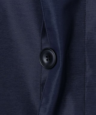 GOTAIRIKU ダウンライナー装着可【半裏仕様】メランジシャンブレー ステンカラースプリングコート ダルブルー系