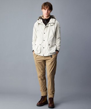 JOSEPH ABBOUD MOUNTAIN 【サスティナブル/ECO撥水/６ポケット/ライナードッキング対応】Pe/Nyピーチ マウンテンパーカー アイボリー系